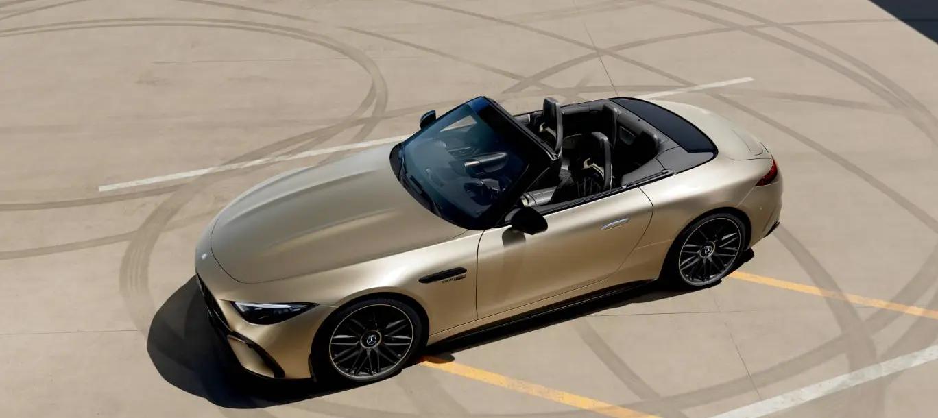 金色涂装 限量100辆，标准版199.98万起，AMG SL 63高定版官图