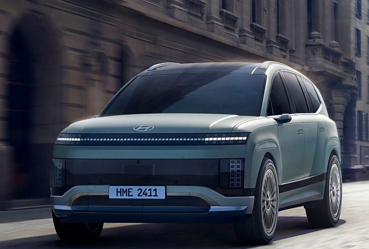 6  7座可选 将在洛杉矶车展亮相 定位纯电SUV 现代IONIQ 9官图
