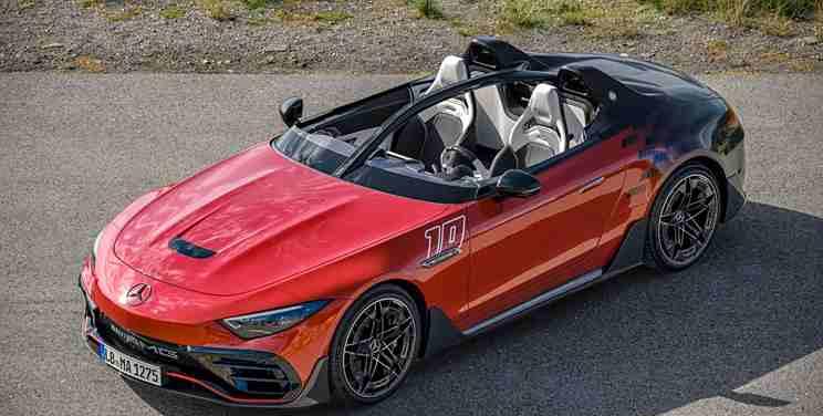 梅赛德斯-AMG SL63 PureSpeed限量版亮相：配备Halo防滚架，全球仅售250辆