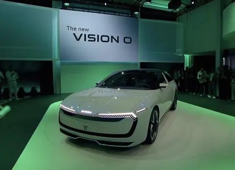斯柯达发布全新概念车Vision O，纯电旅行车设计引领极简风潮