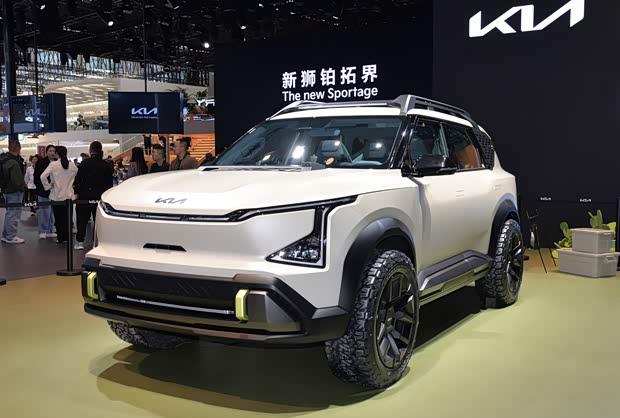 新款起亚EV5谍照首曝 或2027年初亮相